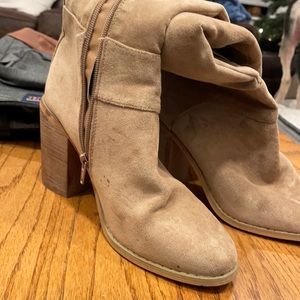 Rue 21 knee high tan boots